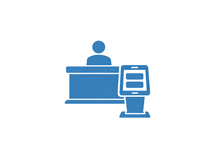 Digitale receptie bij onbemande receptie